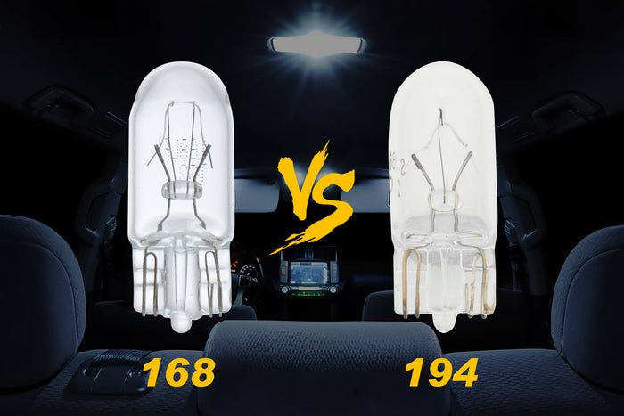 168 VS. 194 Bulbs: Which is better for interior lights？