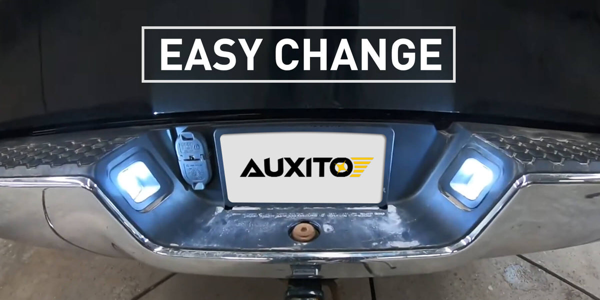 Stepbystep Changing Guide How to replace license plate lights? — AUXITO