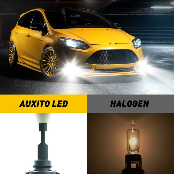 AUXITO 9005 LED Fog Light Bulb Fanless, 26W 6000LM High