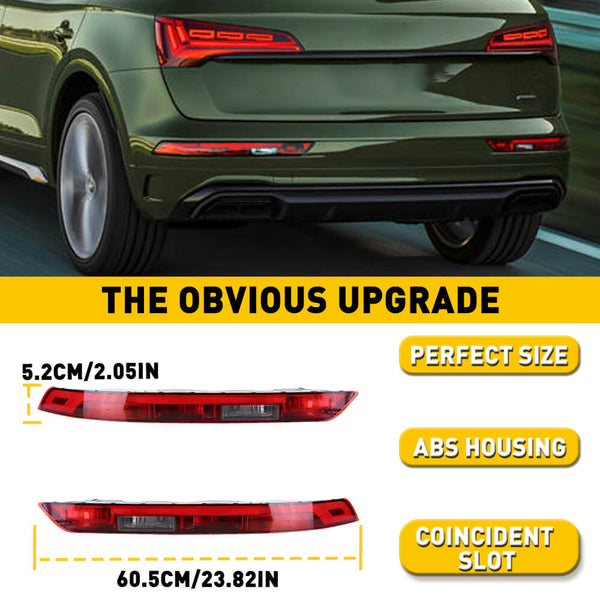 Audi Q5 Lower Tail Fog Brake Lamp Left Driver Rear Bumper Light Audi Q5 Lower Tail Fog Brake Lamp Left Driver Rear Bumper Light