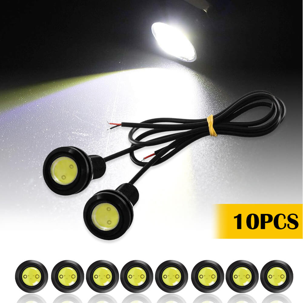 Small Reverse Light 10pcs Eagle Eye LED Lights Fog Daytime Running Lights Reverse Tail Sma ...