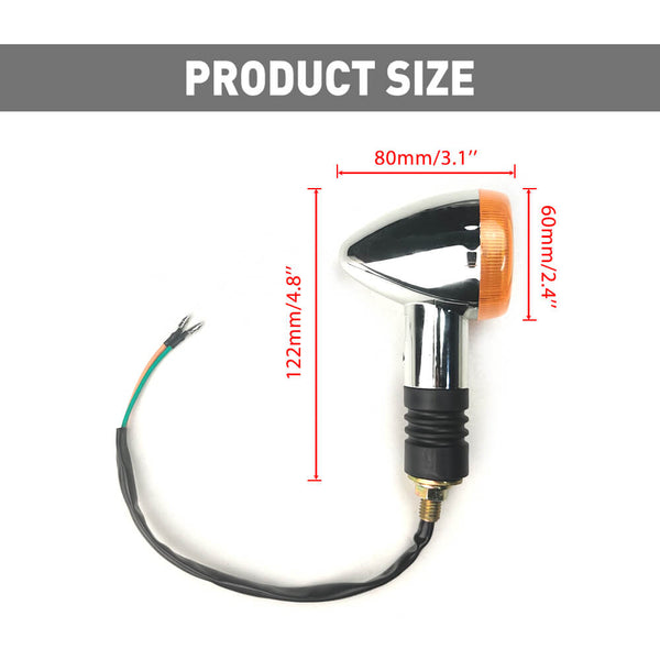 2pcs Motorcycle Bullet Amber light Turn Signals Indicator Lighting Lamp Black Mo 2pcs Motorcycle Bullet Amber light Turn Signals Indicator Lighting Lamp Black Mo