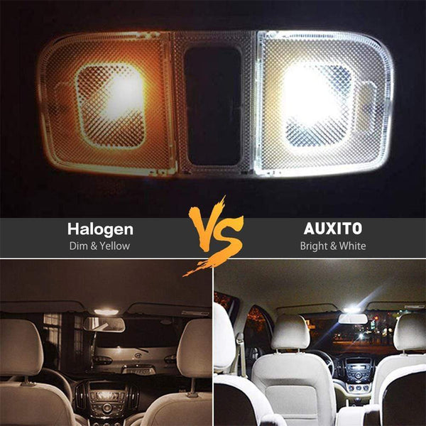 194 LED Bulbs for Car Interior Dome Map License Plate Light — AUXITO