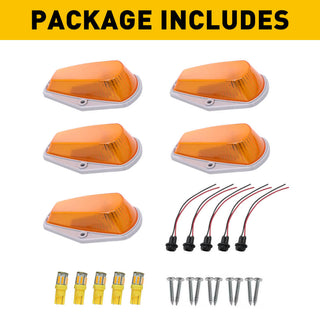 5PCS TOP CAB MARKER ROOF LIGHTS AMBER LED FOR FORD F-250 F-350 F-450 F-550 F-650 - View #8