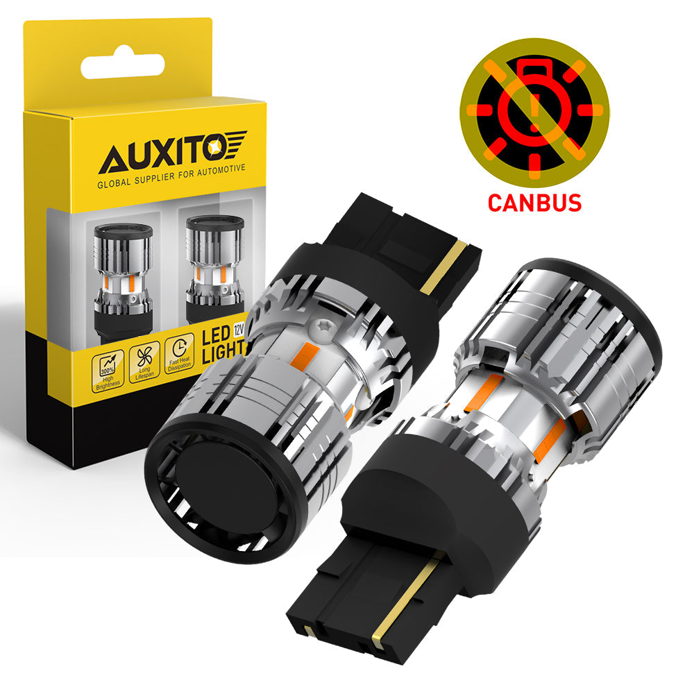 7440 Amber Yellow LED Turn Signal Bulb With Built in Resistor CANBUS E