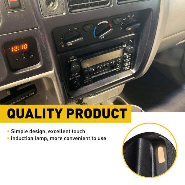 thumbnail image 2 of AC Climate Control Knob – Fits 2005-2011 Toyota Tacoma, 55900-04020 55900-04030, Front 2 of 3