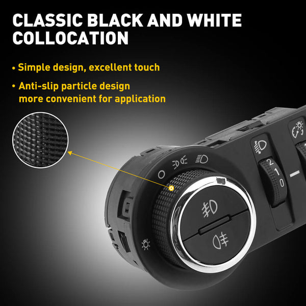 AC Climate Control Switch Knob Button Set of 2, Compatible with