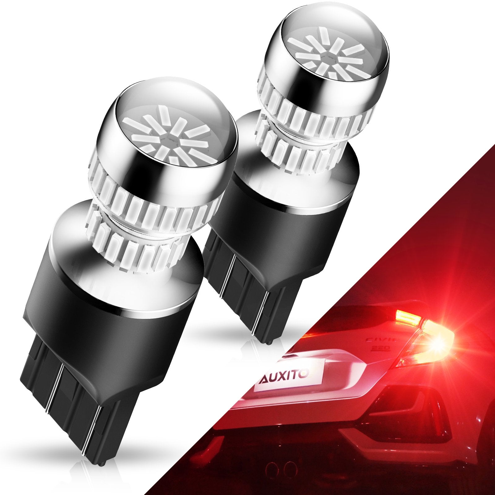 7443 LED Bulb Red, 7440 7443R LED Bulbs T20 7441 7444 LED Lights for ...