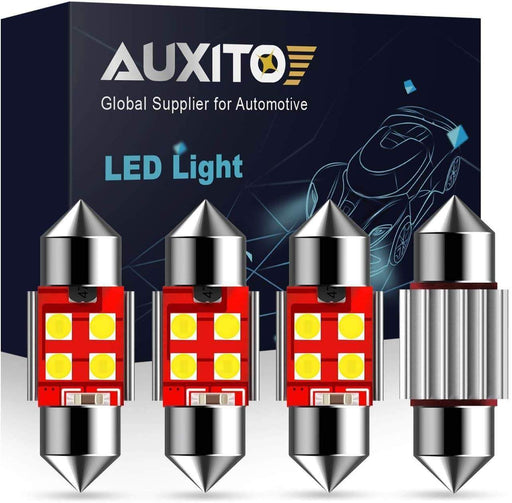 LED Light Canbus Error Free DE3175 5W Purple Two Bulb Interior Dome