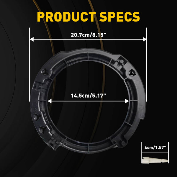 For 0718 Jeep Wrangler JK Headlight Mounting Bracket Ring Trim Access