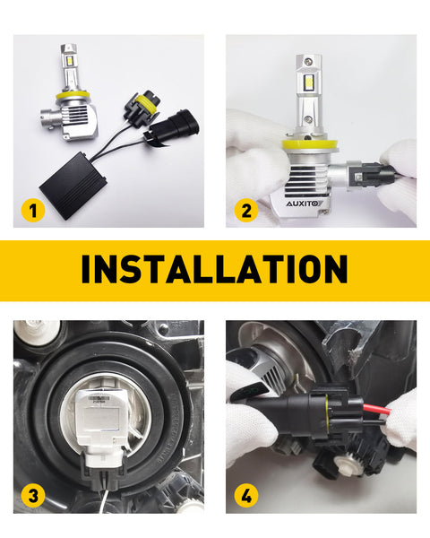 Kit Cancellatore LED Formula-J87 Per Fari H11 - Antiflicker, Stop Spie, 2 Pezzi 6000K - Foto 2