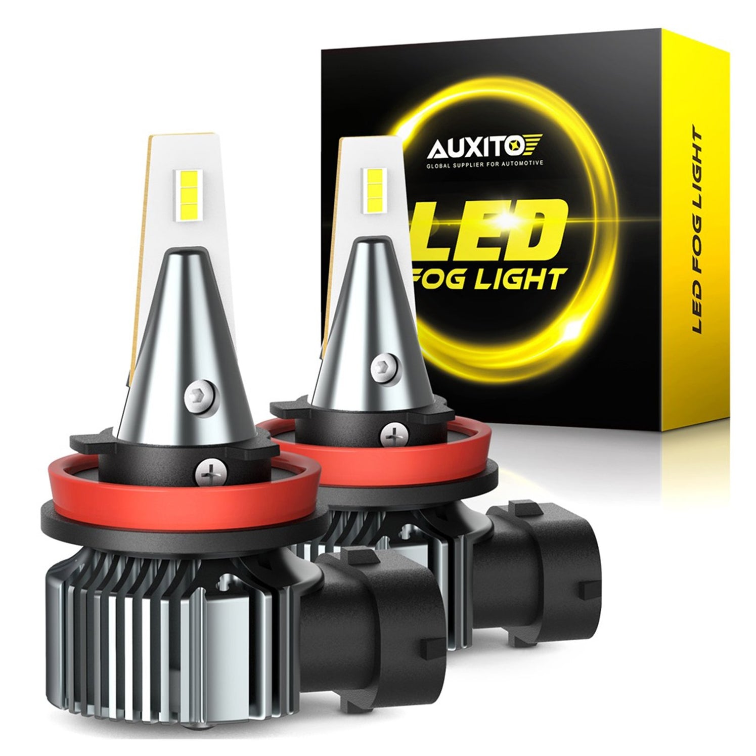 2x 30-3030SMD 5202 H16 Super Bright Amber Yellow LED DRL Driving Fog 2x 30-3030SMD 5202 H16 Super Bright Amber Yellow LED DRL Driving Fog