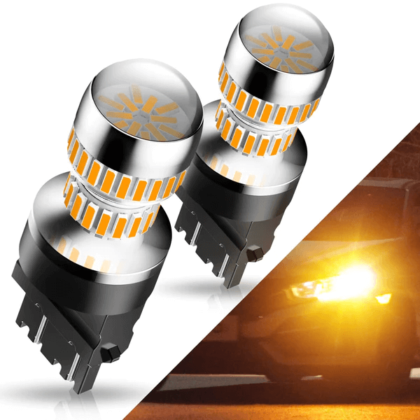 BMTxms 2X LED Front Side Marker Light Bulbs For Ford F-150 2004-2023 – Canbus Amber 168 194 W5W