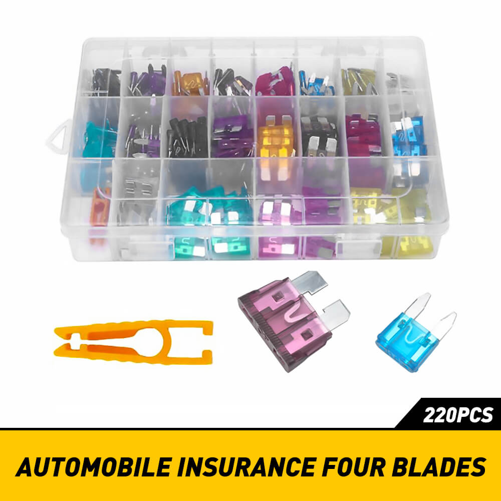 120-Piece Mini Blade Fuse Assortment Kit – 2A To 35A – For Car, Motorcycle, SUV (APM/ATM Type)